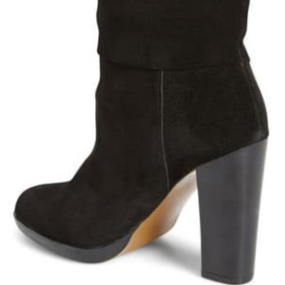 NWOT Report Signature Stacked Suede Boot Size 6 - Picture 4 of 11